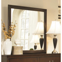 Coaster Furniture 202394 Tatiana Square Mirror Warm Brown